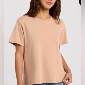 nuuds Tee - color Sand. Size small.